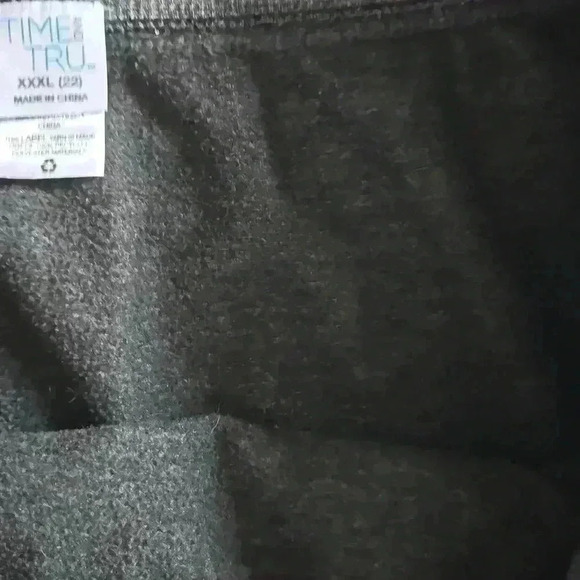 Grey Lined Time And Tru Leggings - Picture 4 of 4